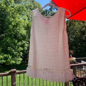 Lilly Pulitzer white knitted shirt